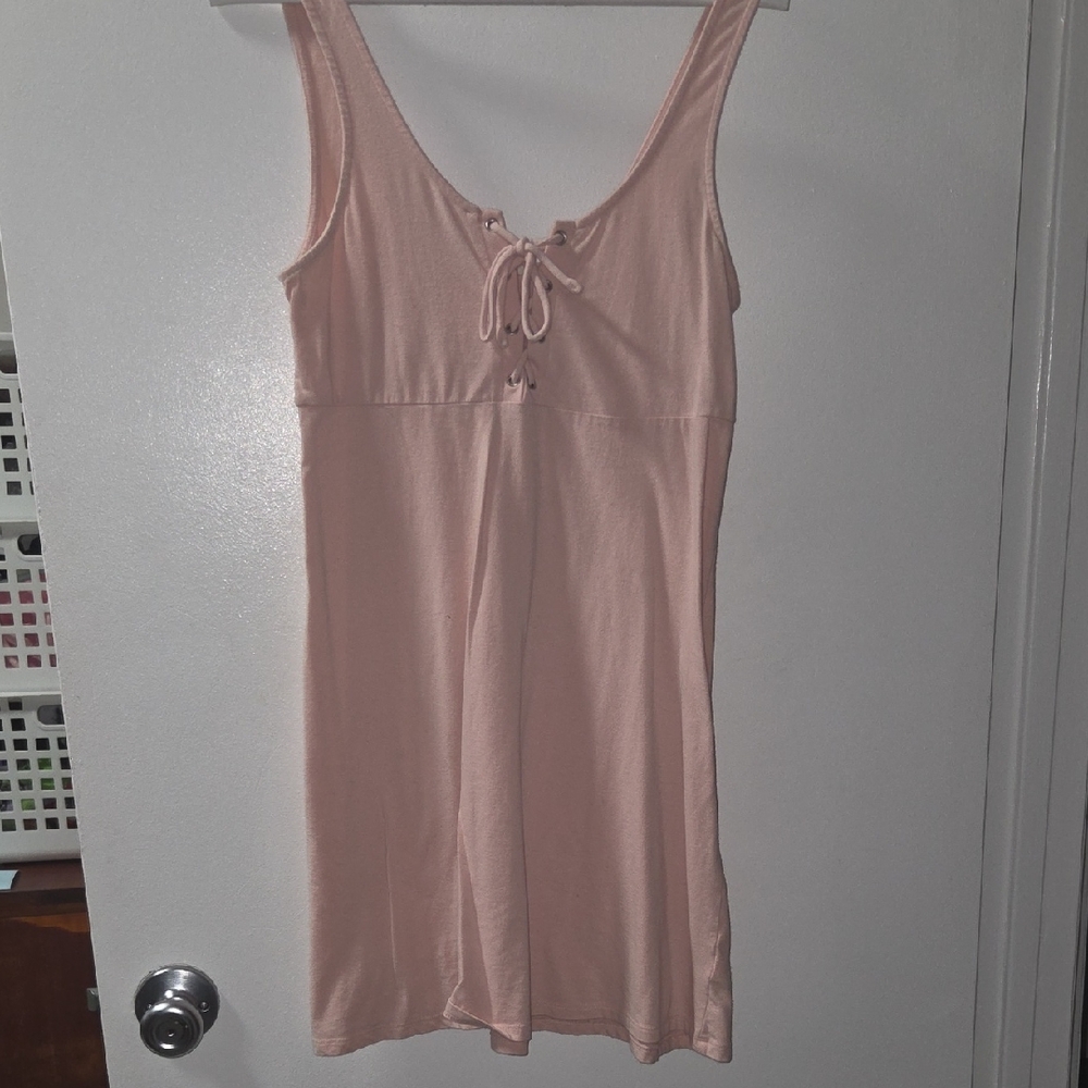 Aeropostale Blush Chemise with Tie Detail